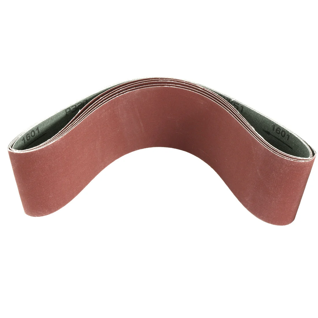 4-Inch x 36-Inch Aluminum Oxide Sanding Belt 320 Grits Lapped Joint 6pcs