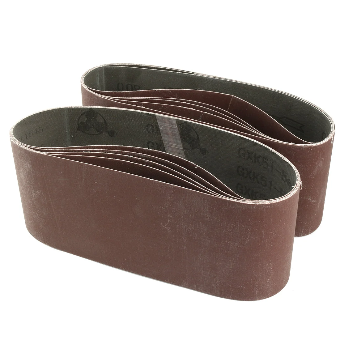 4-Inch x 24-Inch Aluminum Oxide Sanding Belt 800 Grits Flush Joint 10pcs