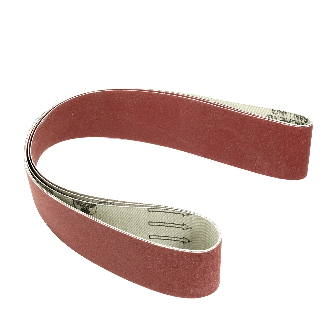 2-Inch x 42-Inch Aluminum Oxide Sanding Belt 240 Grits Lapped Joint 3pcs