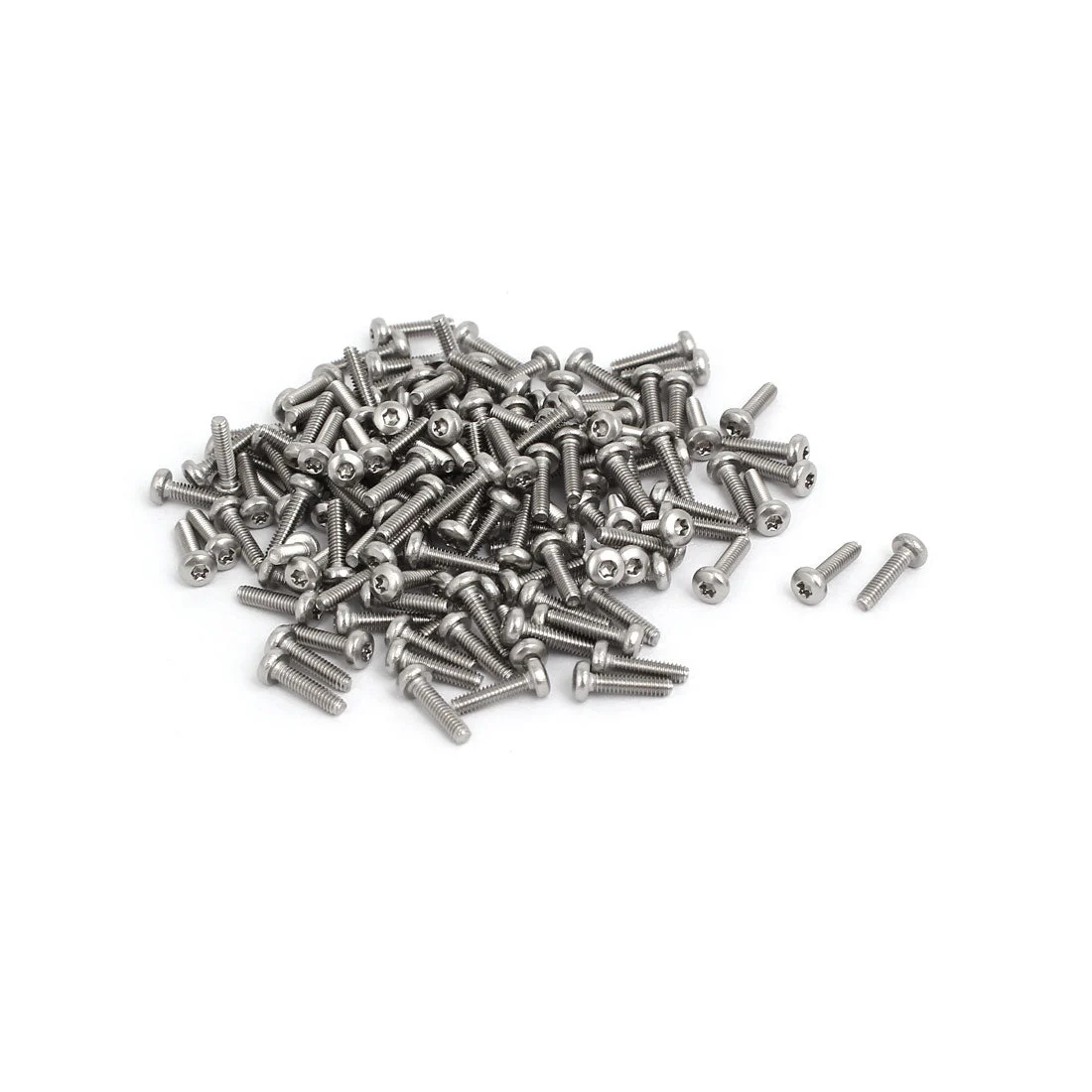 M2x8mm 304 Stainless Steel Button Head Torx Screws Bolts T6 Drive 150pcs