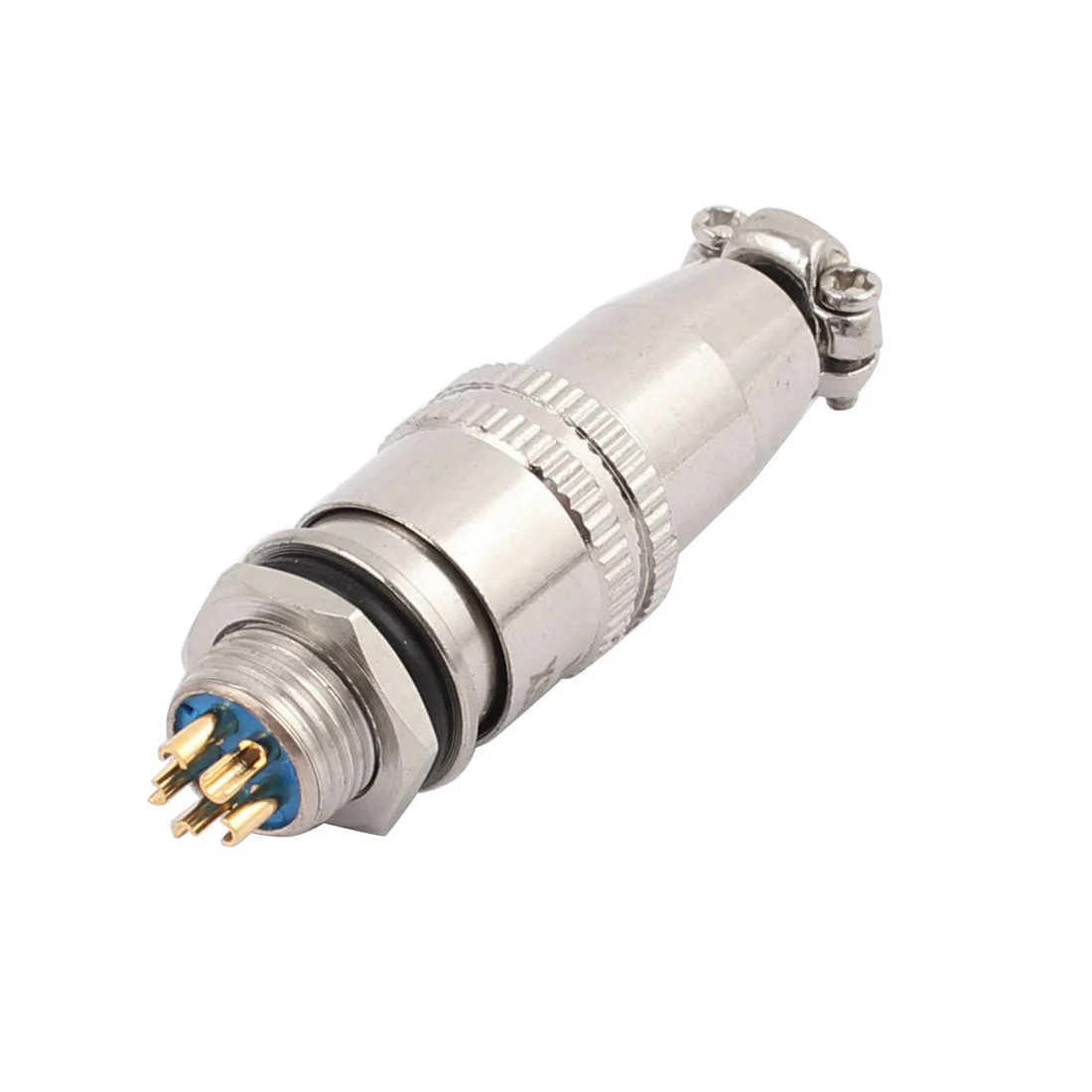 XS9JK-5P AC 250V 6A 9mm Thread Metal Panel Male Female Aviation Connector Adapter