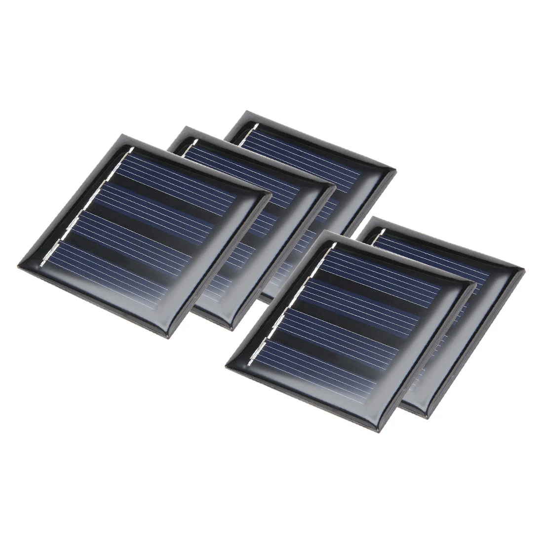 5Pcs 2V 80mA Poly Mini Solar Cell Panel Module DIY for Phone Light Toys Charger 53.5mm x 53.5mm