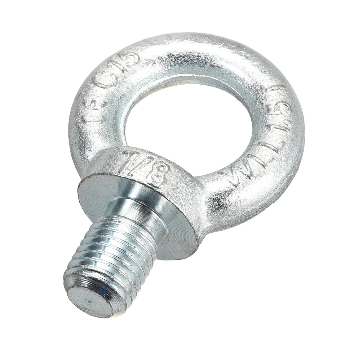 7/8"-9 UNC Thread C15 Carbon Steel Zinc Plated Machinery Lifting Eye Bolt