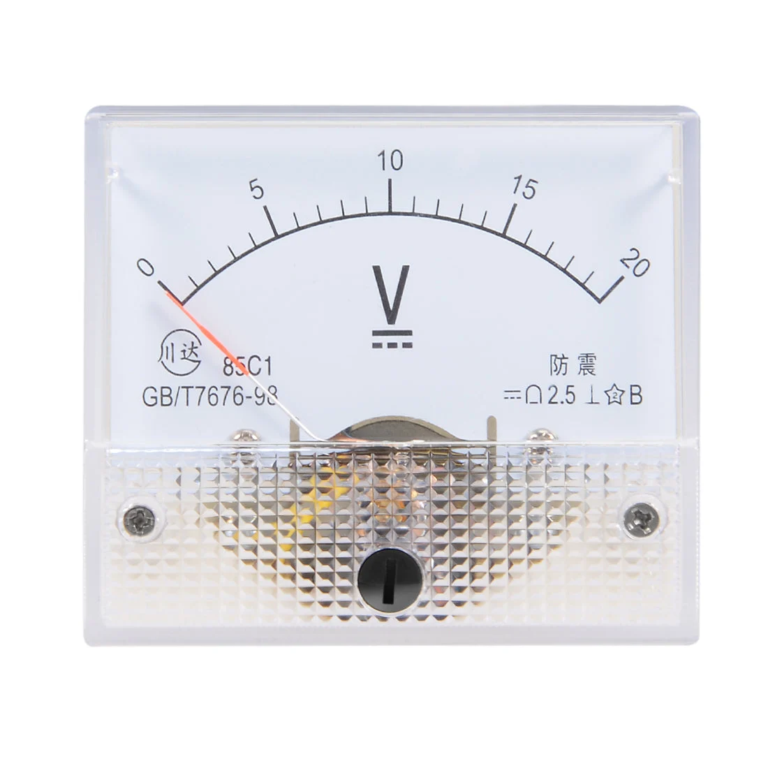 DC 0V-20V Analog Panel Voltage Gauge Volt Meter 85C1 2.5% Error Margin