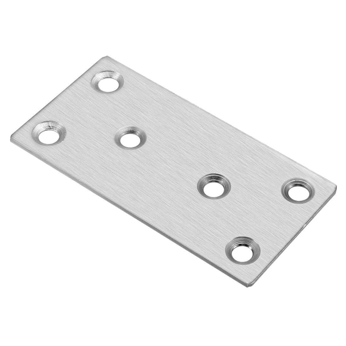 Flat Stainless Steel Repair Mending Fixing Plate Brackets,80mmx40mm,1pcs