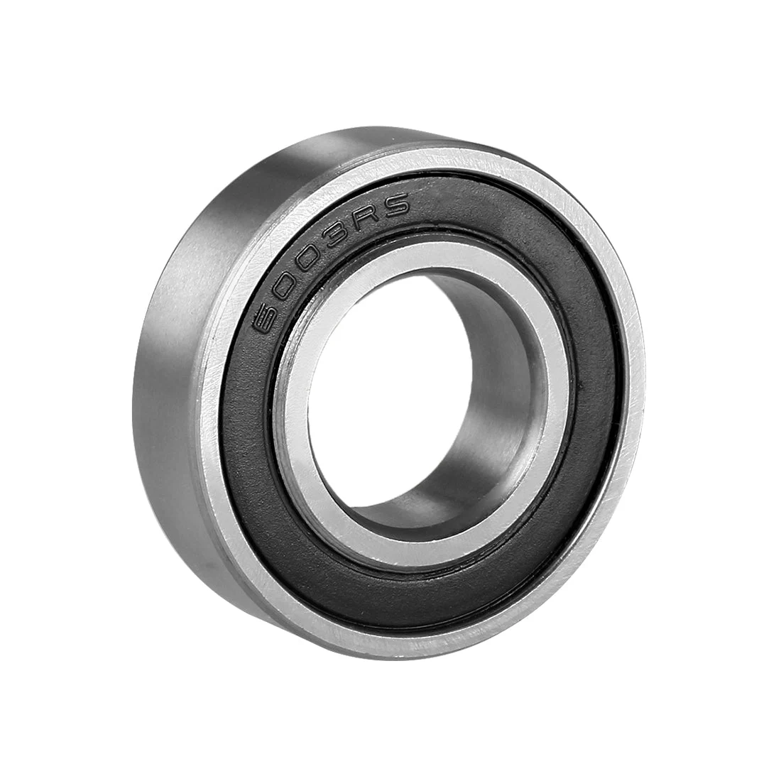 Deep Groove Ball Bearing 6003RS Single Sealed 17mmx35mmx10mm Chrome Steel 1pcs