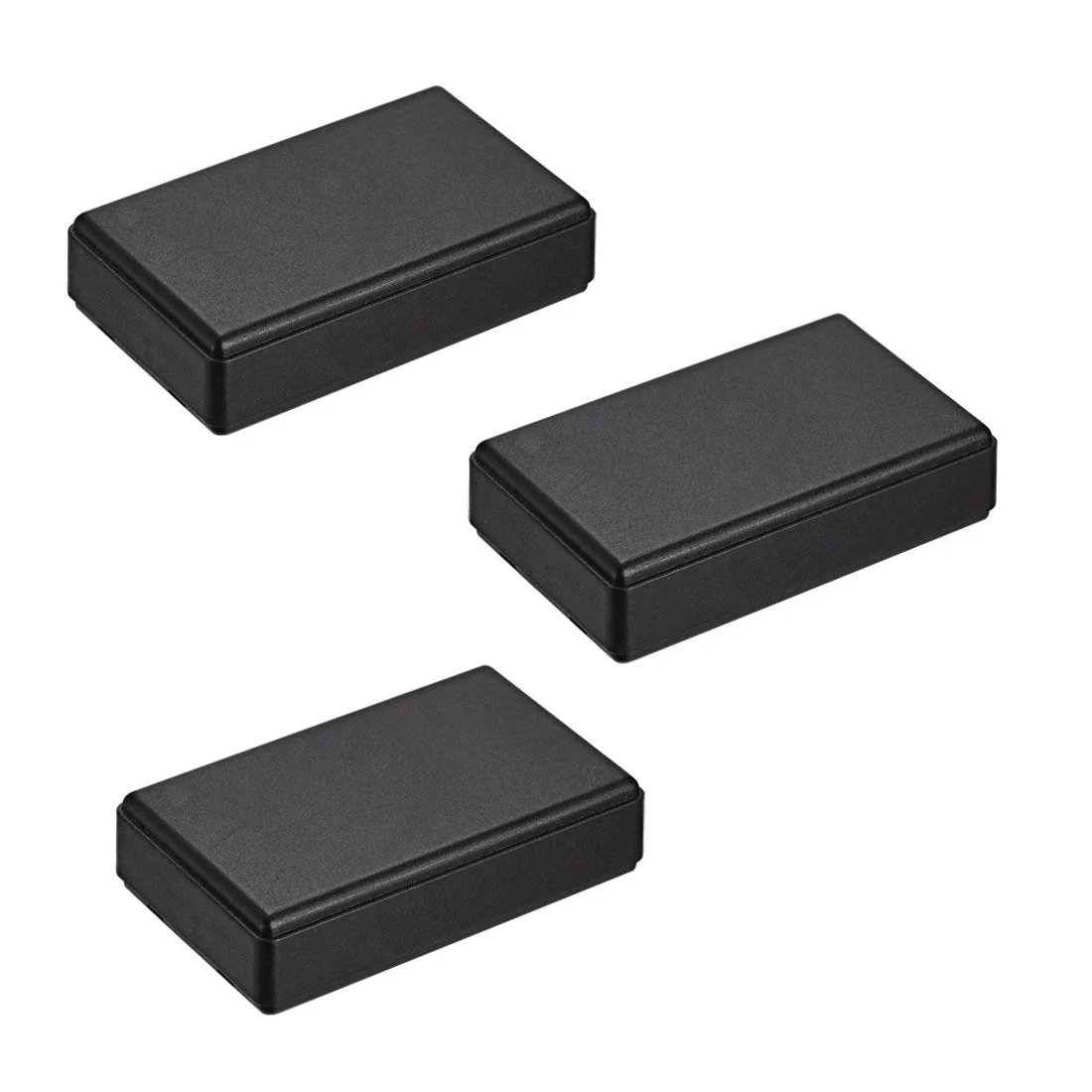 3Pcs 58 x 35 x 15mm Electronic Plastic DIY Junction Box Enclosure Case Black
