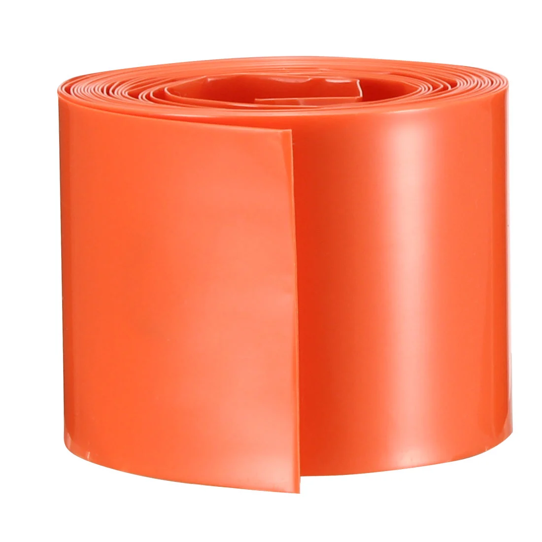 PVC Heat Shrink Tubing 29.5mm Flat Width for 18650 2M Orange