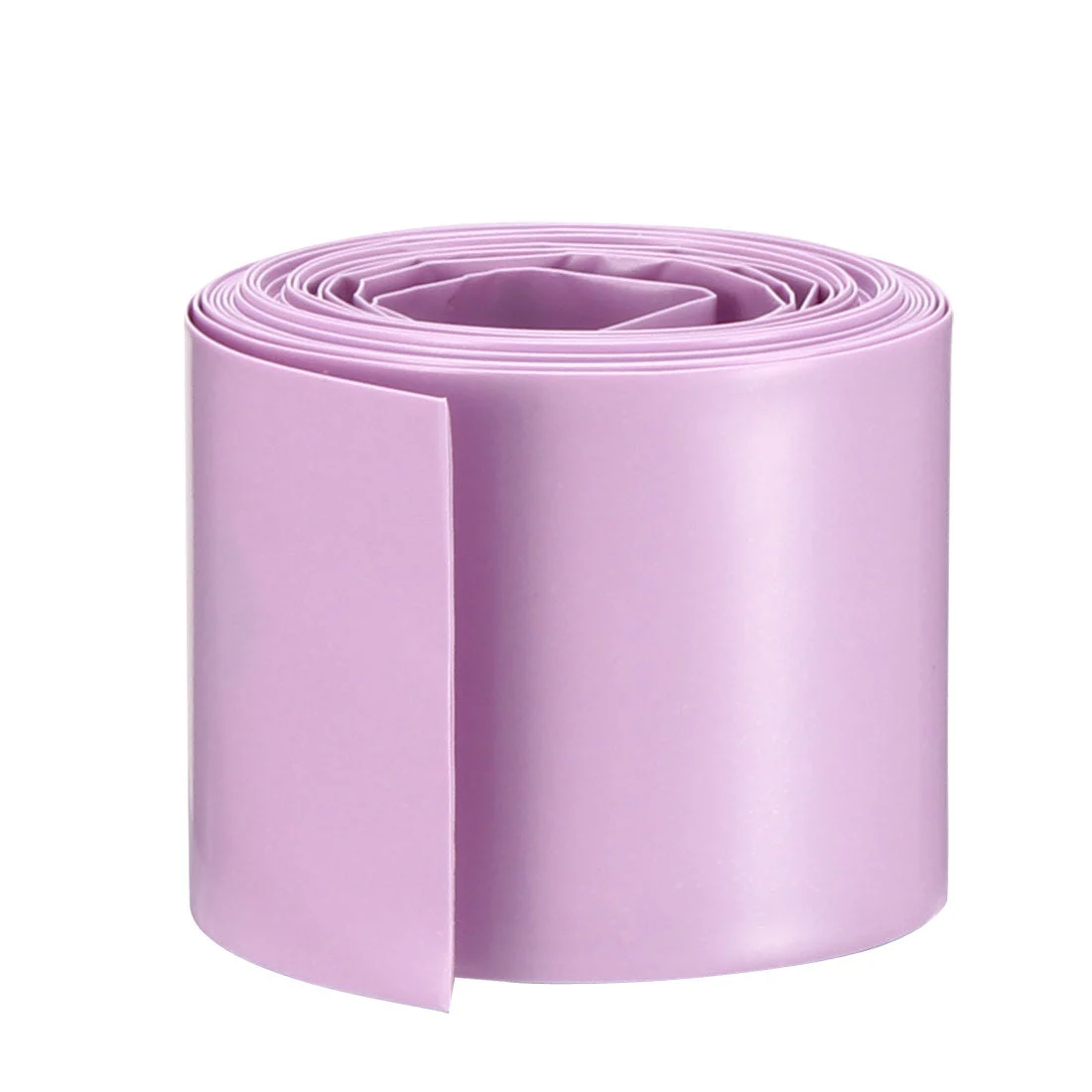 PVC Heat Shrink Tubing 29.5mm Flat Width for 18650 2M Light Purple
