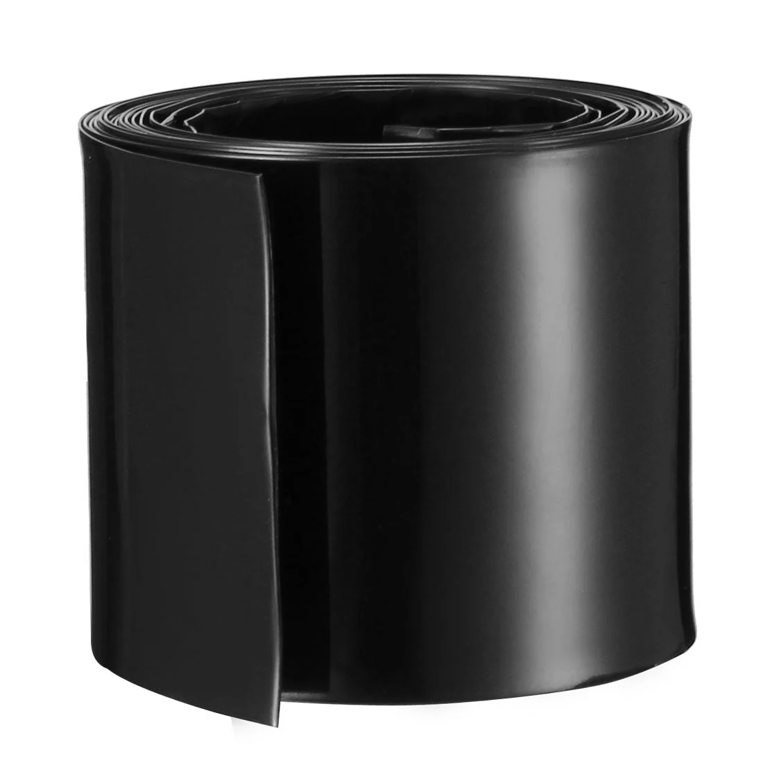 PVC Heat Shrink Tubing 43mm Flat Width for 26650 2M Black