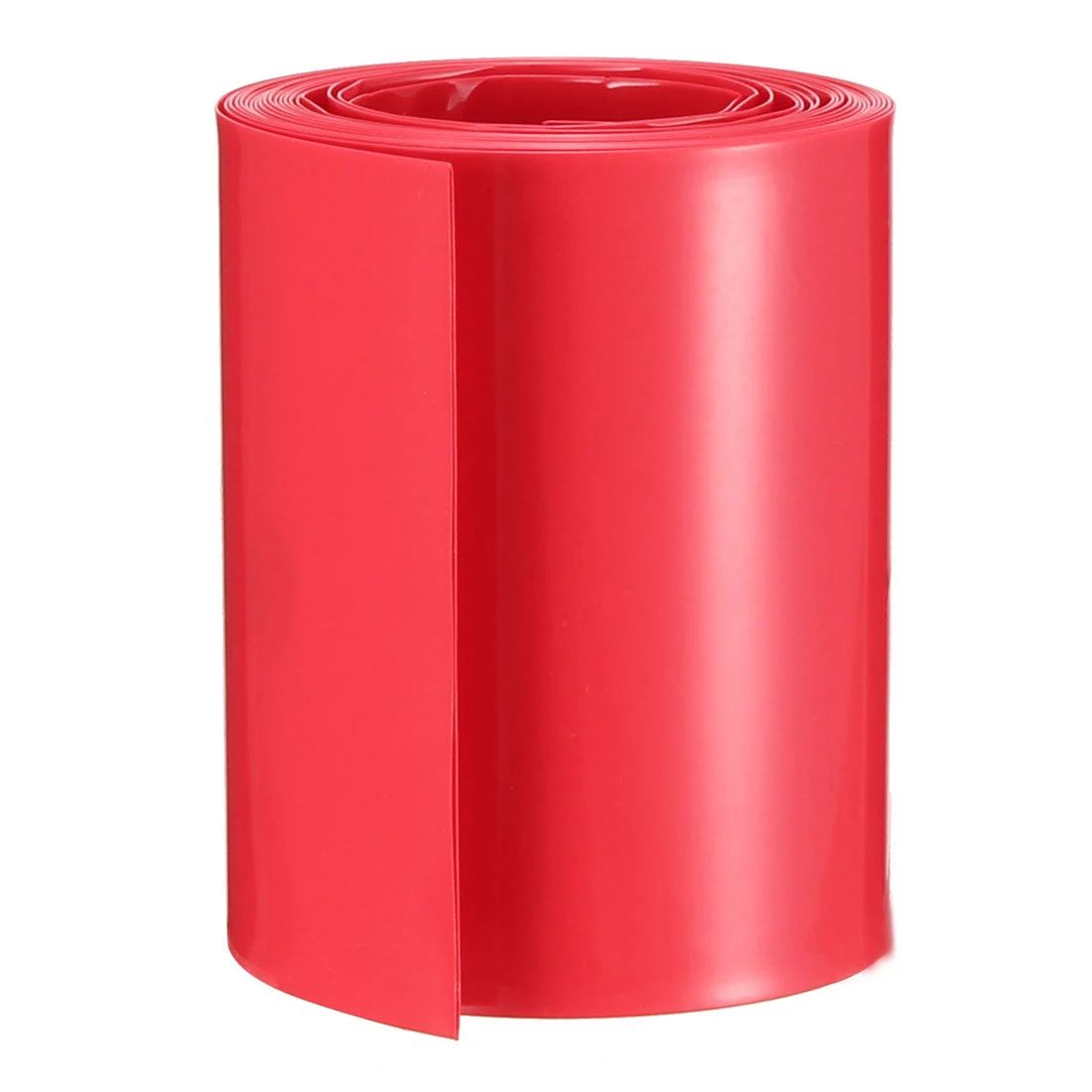 PVC Heat Shrink Tubing Tube 50mm Flat Width for 18650 2M Red