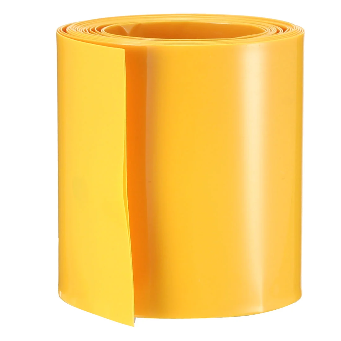 PVC Heat Shrink Tubing 56mm Flat Width for AAA Power Yellow