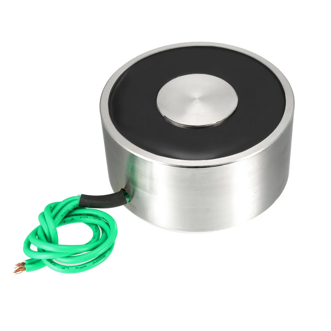 Uxcell 80mm x 38mm DC12V 100KG Sucked Disc Solenoid Electric Lift Holding Electromagnet