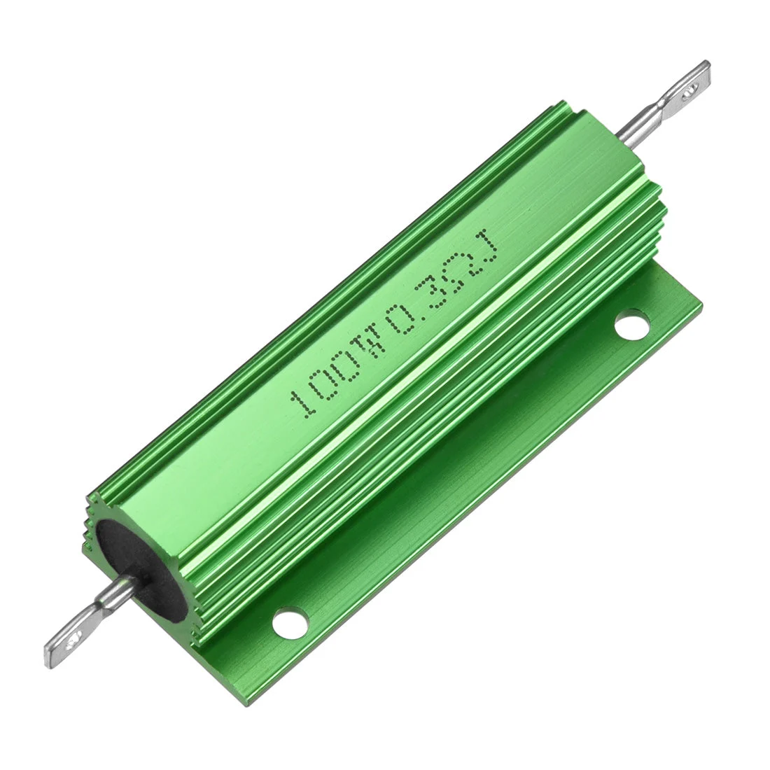 Aluminum Case Resistor 100W 0.3 Ohm Wirewound Green for LED Replacement Converter 100W 0.3RJ