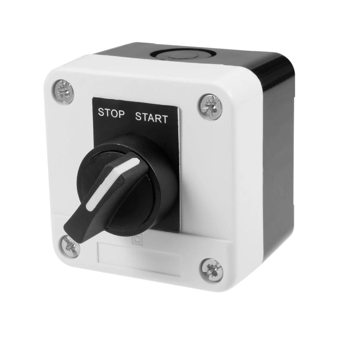 Long Handle Latching 2-Position Stop Start Rotary Selector Push Button Switch 380V 10A/6A