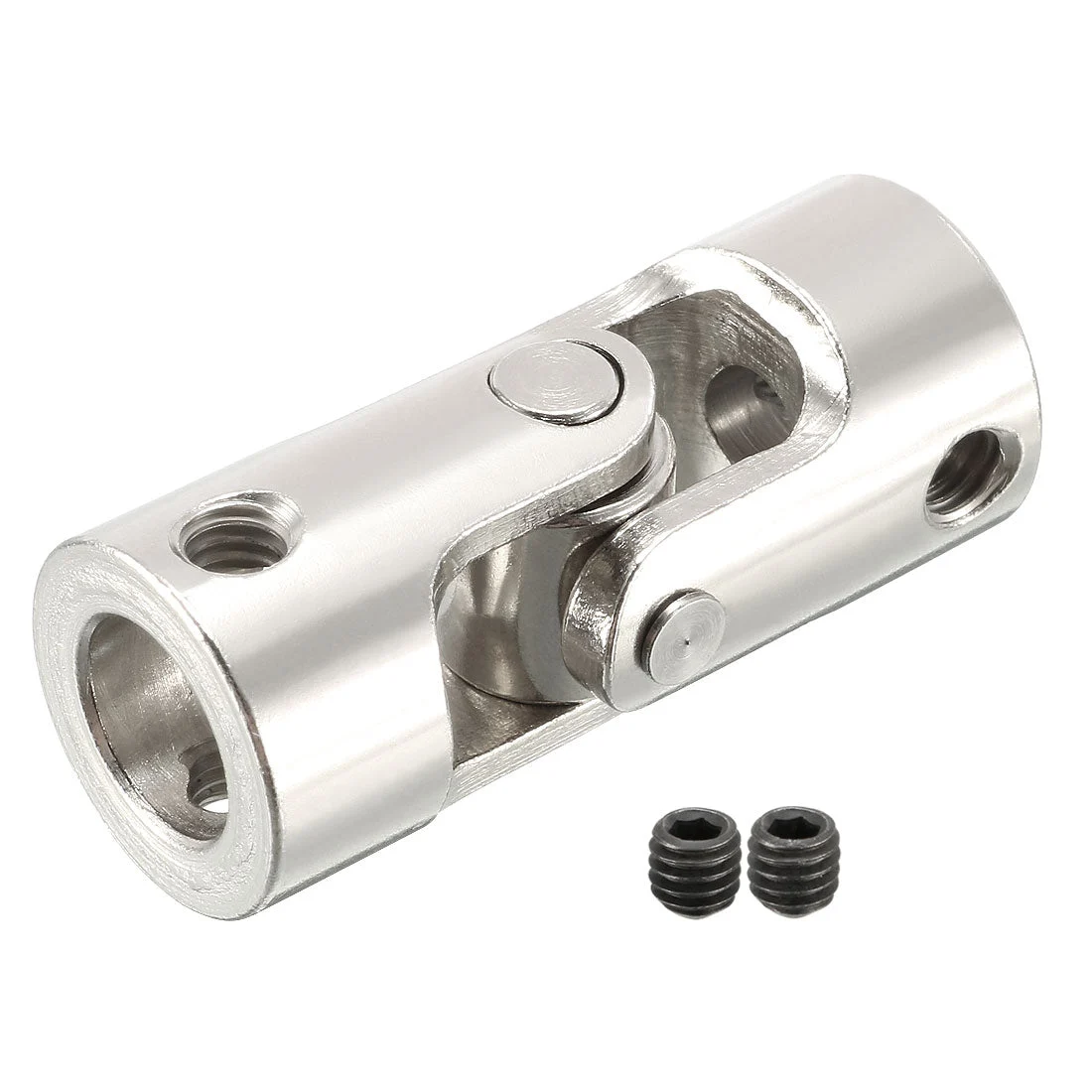 8mm to 8mm Inner Dia Rotatable Universal Steering Shaft U Joint Coupler L35XD14