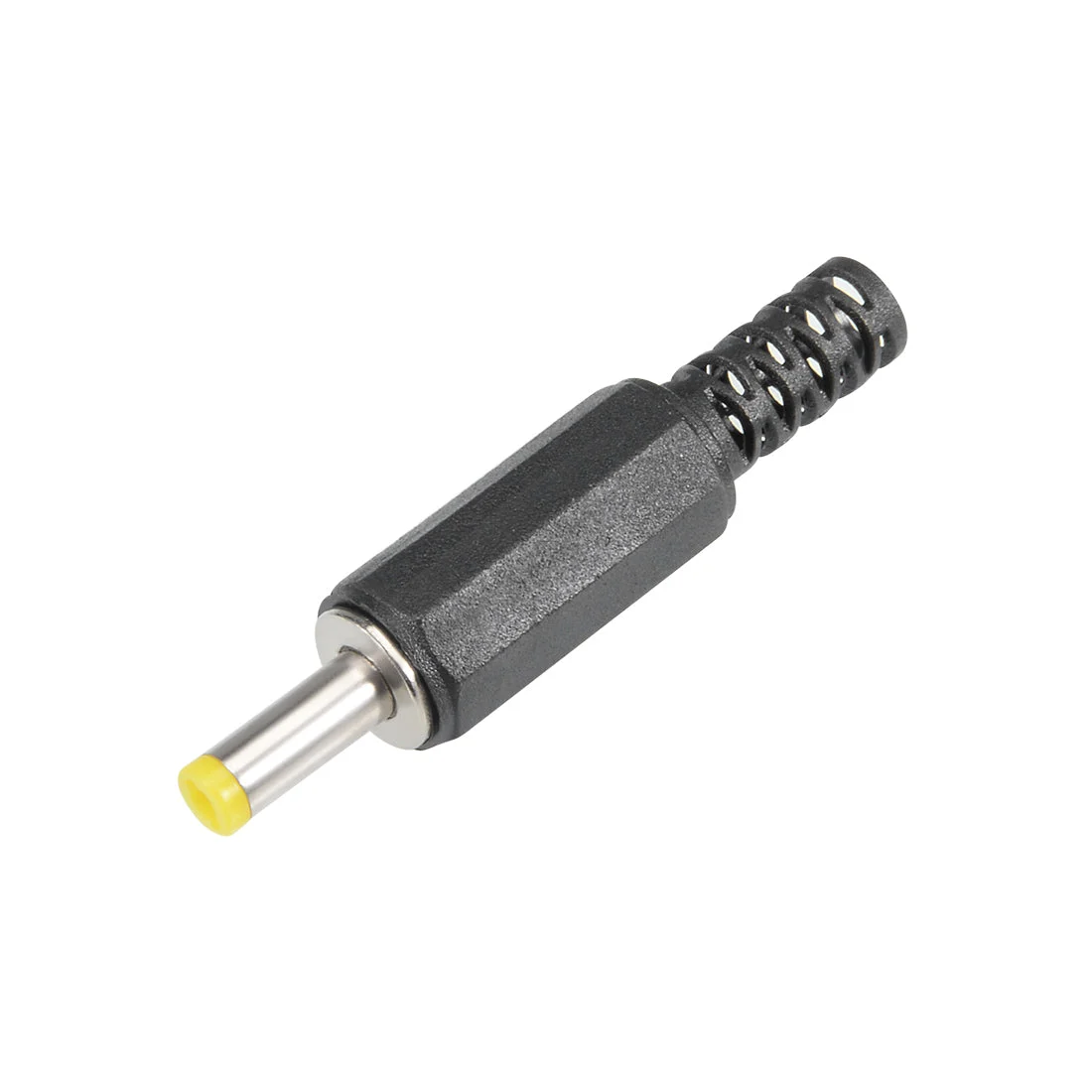 20Pcs DC Male Connector 4.0mm x 1.7mm Power Cable Jack Adapter Black