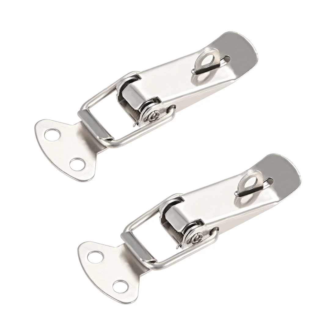 Iron Spring Loaded Toggle Case Box Chest Trunk Latch Catches Hasps Clamp 2 pcs, 72mm Overall Length