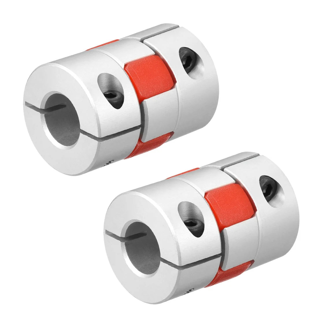 2pcs Shaft Coupling 12mm to 12mm Bore L35xD25 Flexible Joint for Servo Stepped Motor