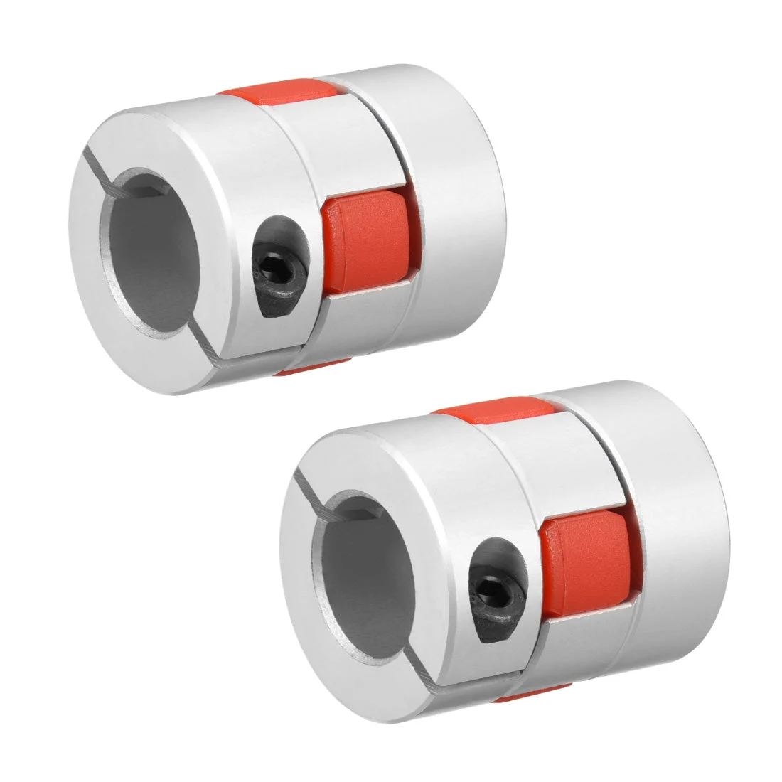 2pcs Shaft Coupling 15mm to 15mm Bore L35xD30 Flexible Joint for Servo Stepped Motor