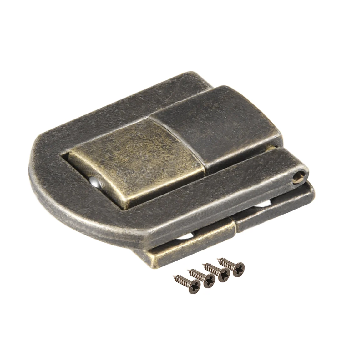 Toggle Latch, 25mm Retro Style Bronze Decorative Hasp Jewelry Wooden Box Catch w Screws 6 pcs