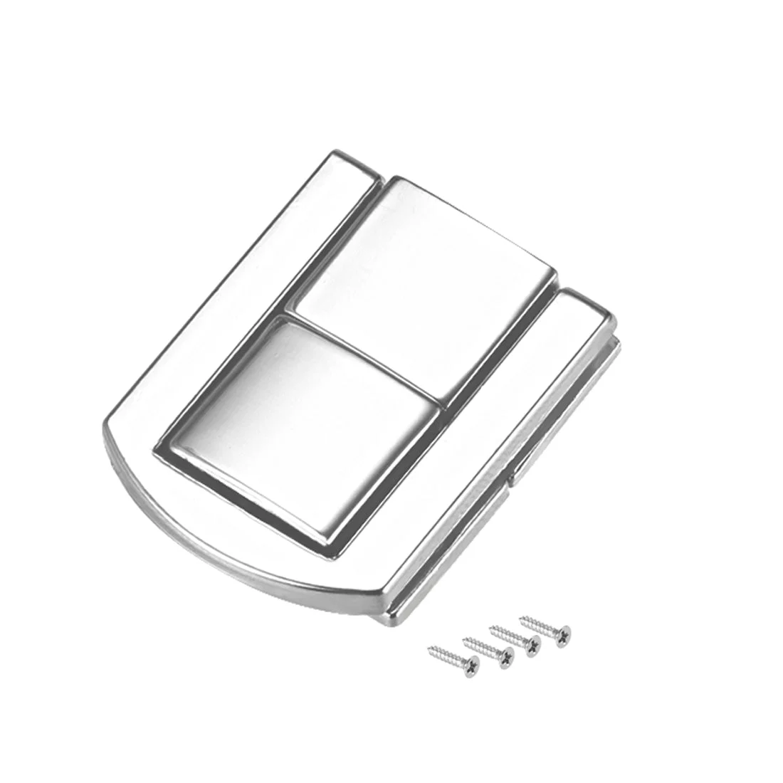 Toggle Latch 25mm Silver Tone Decorative Hasp Jewelry Suitcase Box Catch 4pcs