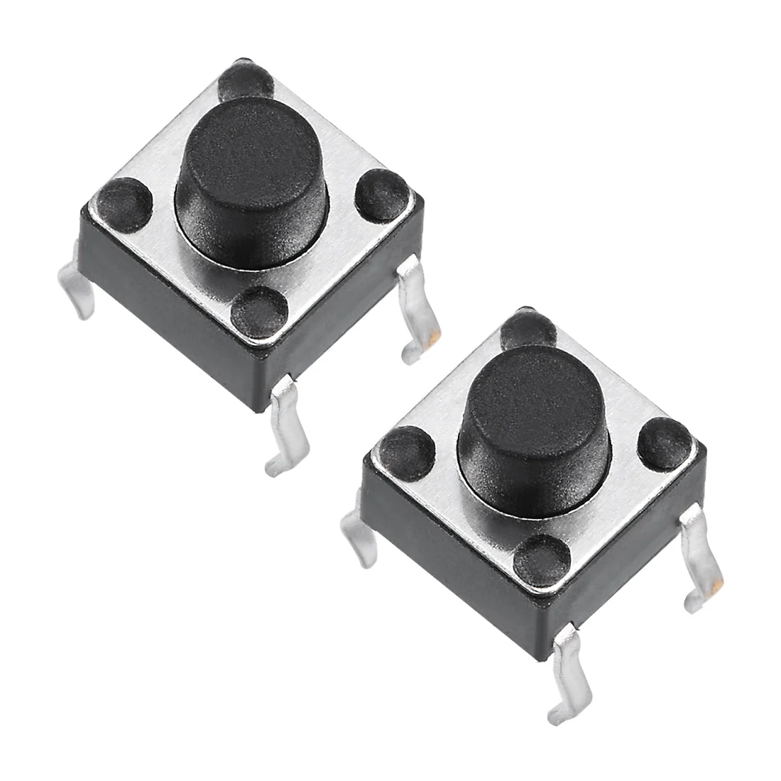 6x6x6mm Panel Mini/Micro/Small PCB Momentary Tactile Tact Push Button Switch DIP 2PCS
