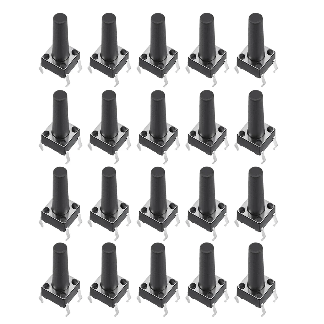 6x6x16mm Panel Mini/Micro/Small PCB Momentary Tactile Tact Push Button Switch DIP 20PCS