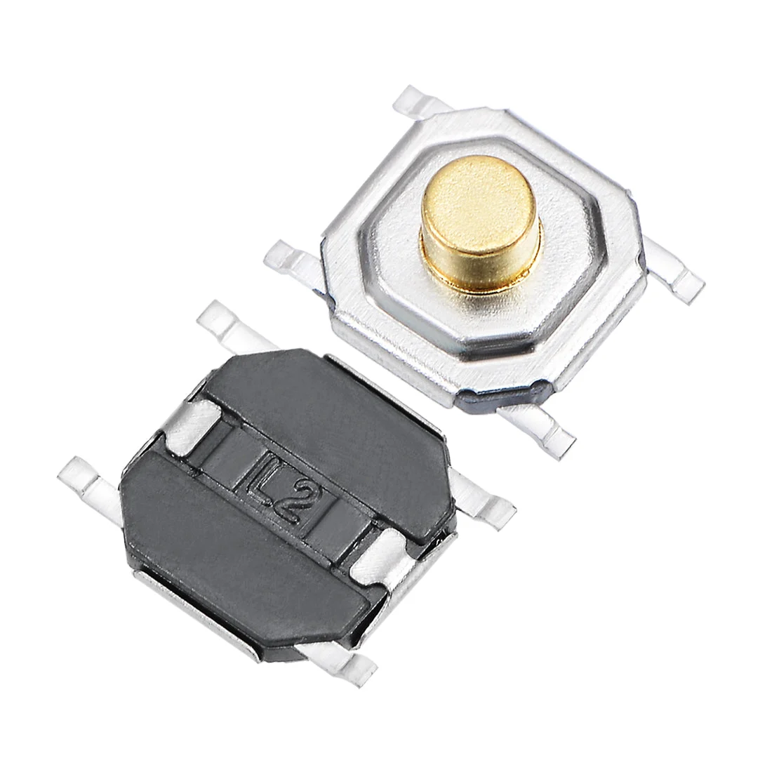 55PCS 5x5x2.5mm Momentary Panel PCB Surface Mounted Devices SMT Mount 4 Pins Push Button SPST Tactile Tact Switch