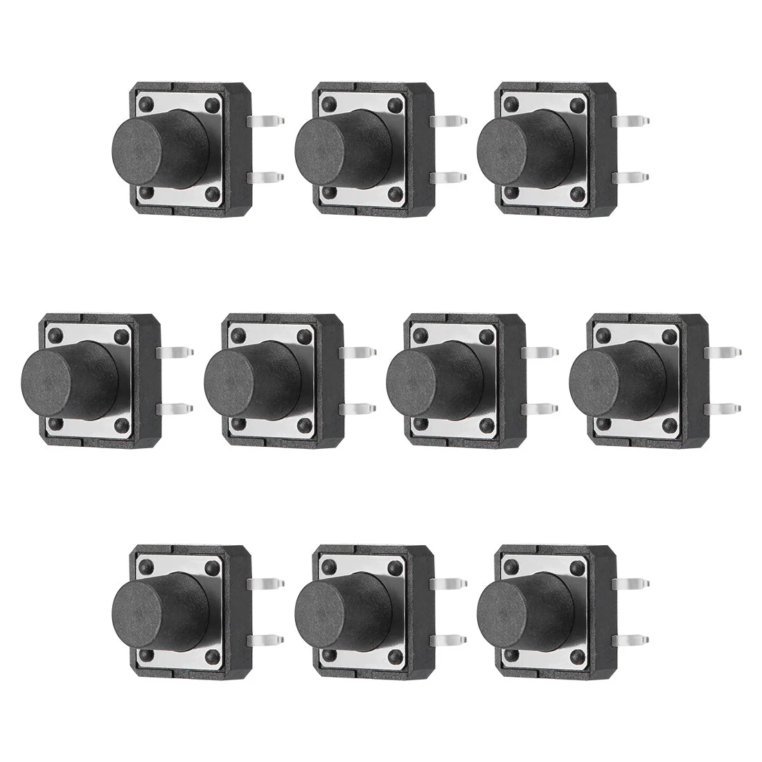 12x12x9mm Panel Mini/Micro/Small PCB Momentary Tactile Tact Push Button Switch DIP 10PCS