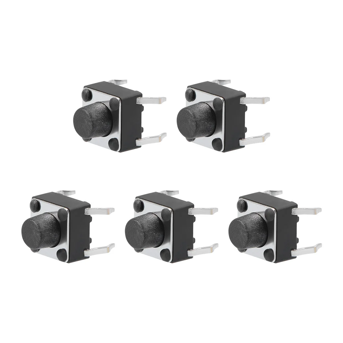 6x6x6mm Panel Mini/Micro/Small PCB Momentary Tactile Tact Push Button Switch DIP 5PCS