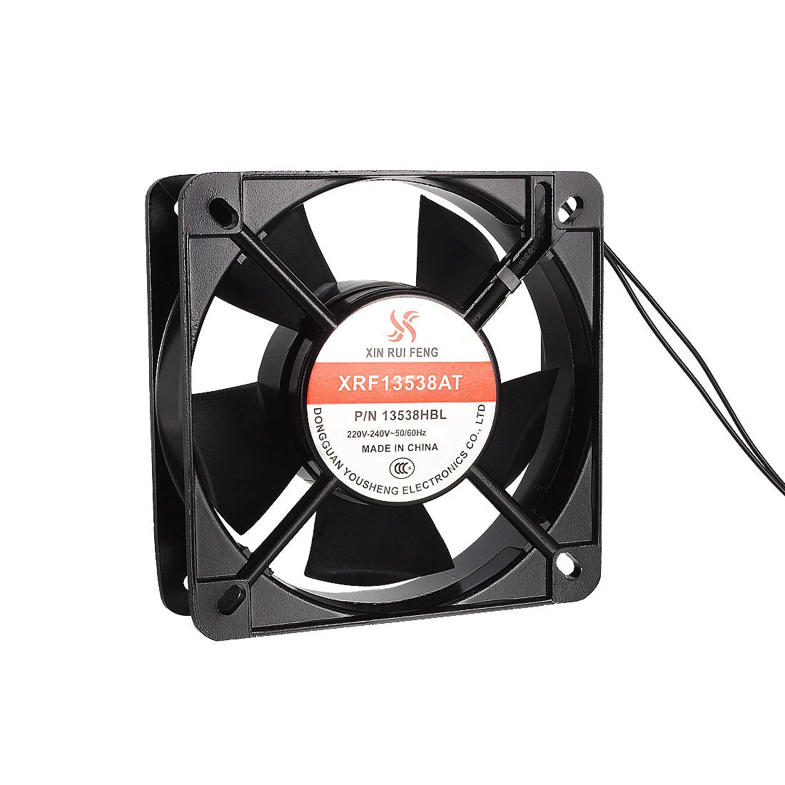 Cooling Fan 135mm x 135mm x 38mm XRF13538AT AC 220-240V Dual Ball Bearings