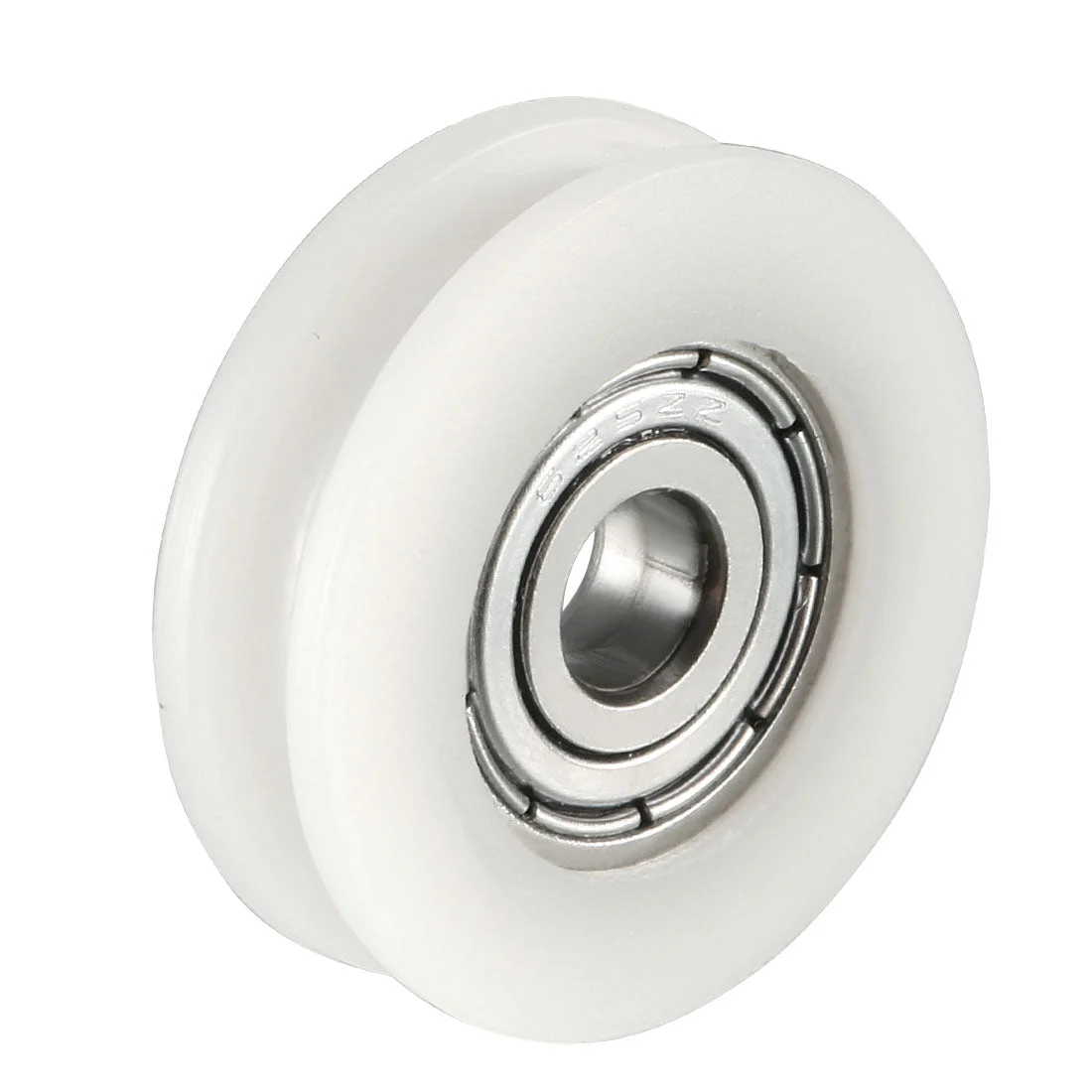 4PC 1.8mm Deep Metal V Groove Guide Bearing Pulley Rail Ball Wheel 5x24x7mm
