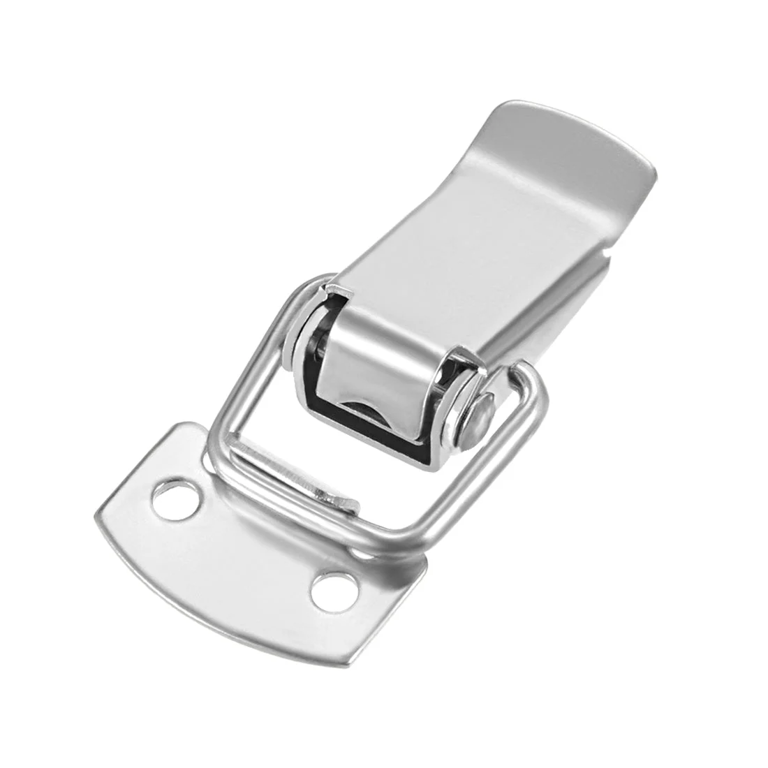 Stainless Steel Spring Loaded Toggle Case Box Chest Trunk Latch Catches Hasps Clamps, 49mm Overall Length