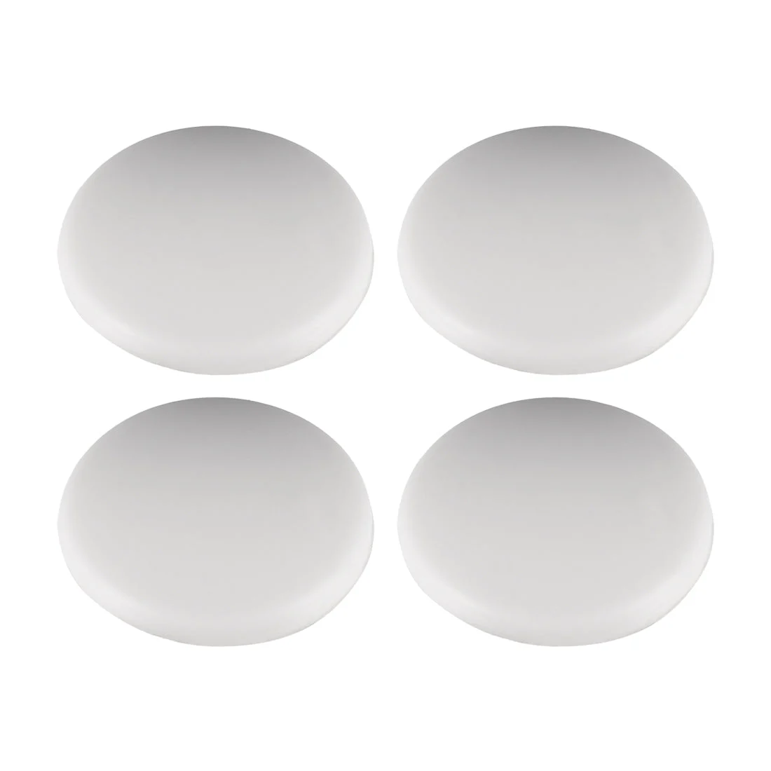 40mm Wall Protectors Self Adhesive Door Handle Bumper Guard Stopper Silicone Stop White 4pcs