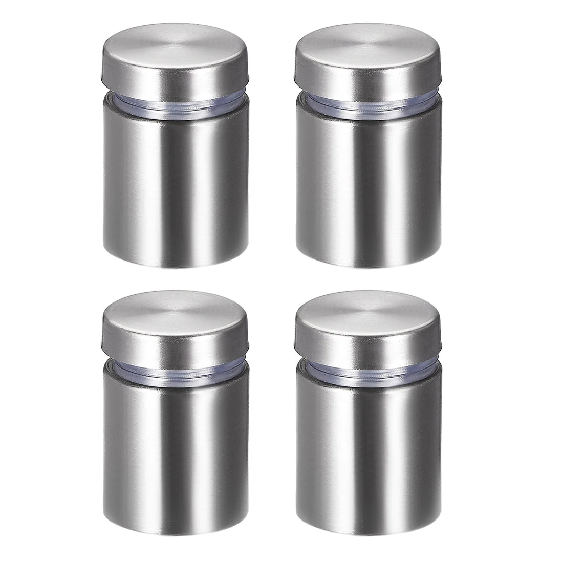 Glass Standoff Mount Stainless Steel Wall Standoff Holder Advertising Nails 3/4" Dia 1" Length 4 Pcs