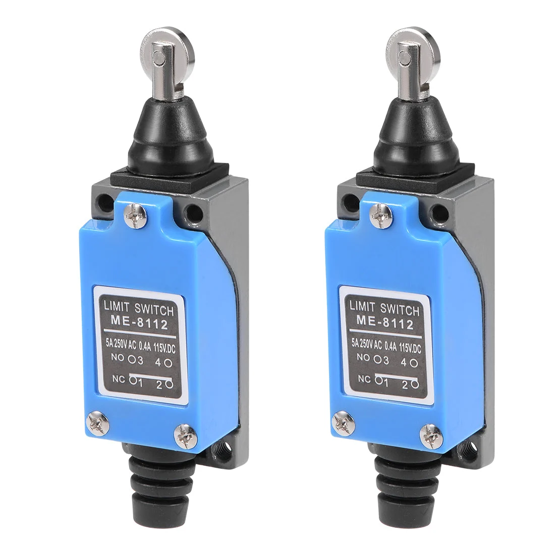 ME-8112 Roller Plunger Momentary Limit Switch 1NC+1NO 2Pcs