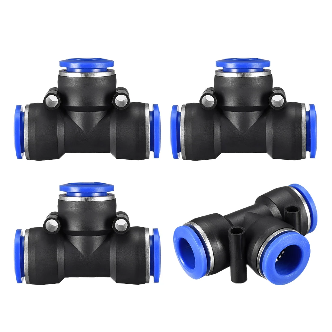 4Pcs Push To Connect Fittings Tube Connect 14 mm or 35/64" od Tube Fittings