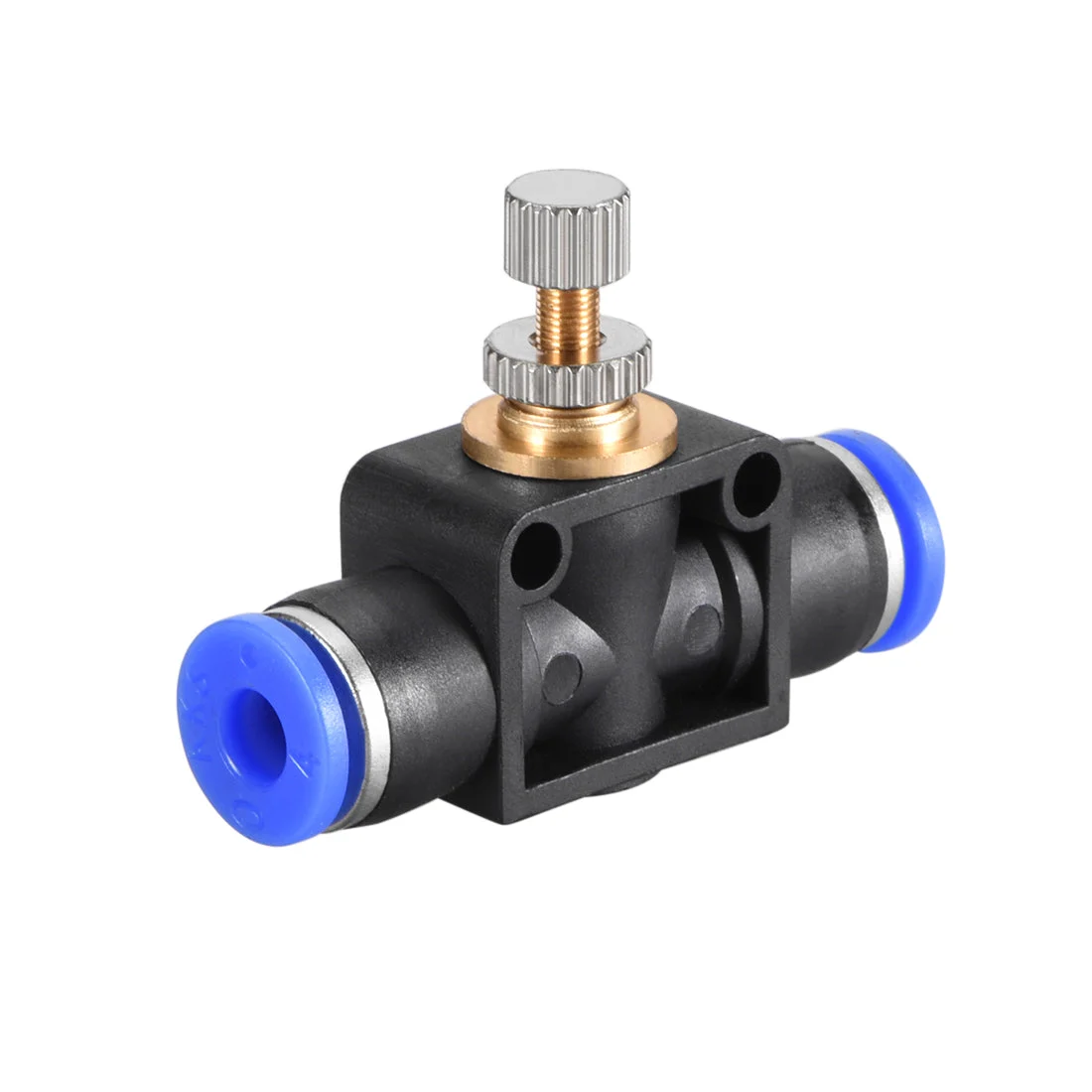 4mm OD Pneumatic Air Flow Control Valve,Flow In-Line Speed Controller Valve