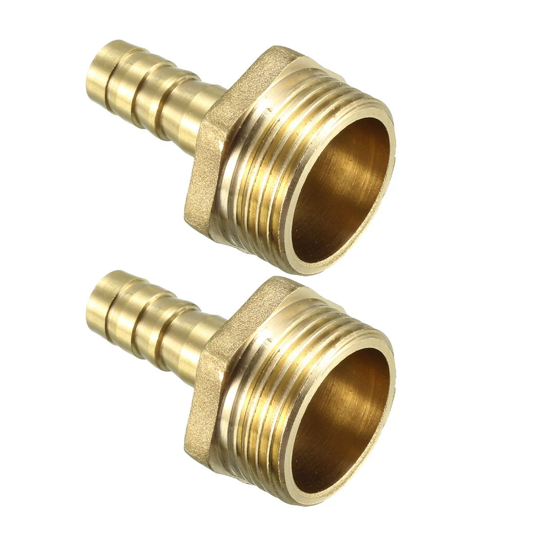 Brass Barb Hose Fitting Connector Adapter 12mm Barbed x 3/4 BSP Male Pipe 2pcs