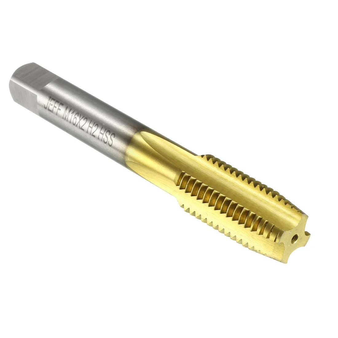 Metric Tap M16 x 2 H2 Right Hand Thread Plug Ti-coated for Threading Tapping