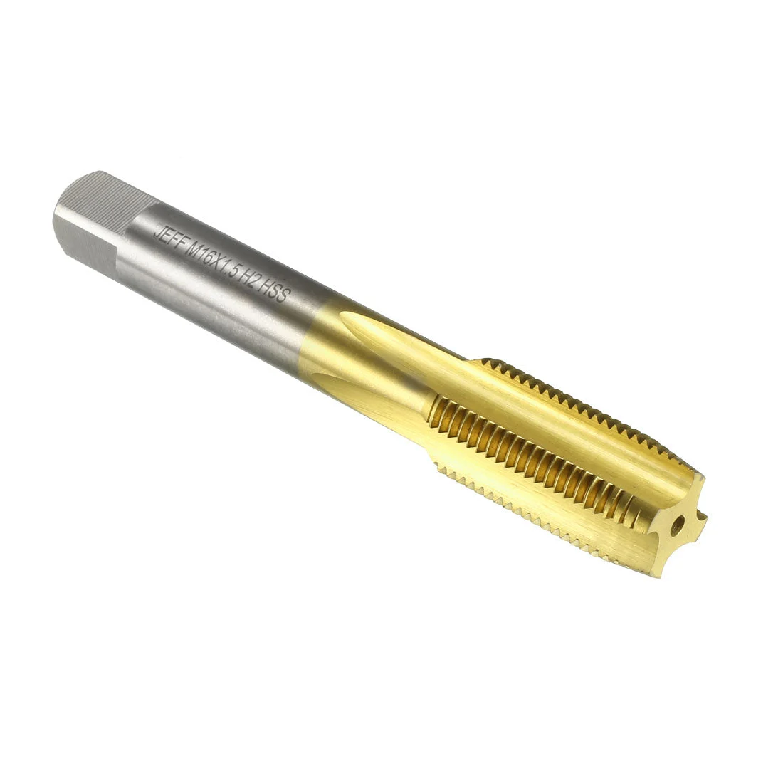 Metric Tap M16 x 1.5 H2 Right Hand Thread Plug Ti-coated for Threading Tapping