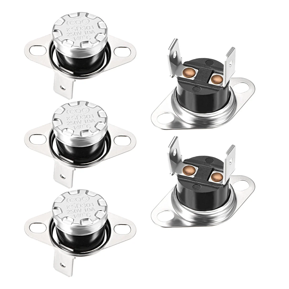 Temperature Control Switch , Thermostat , 140°C 10A Normally Closed NC 5pcs