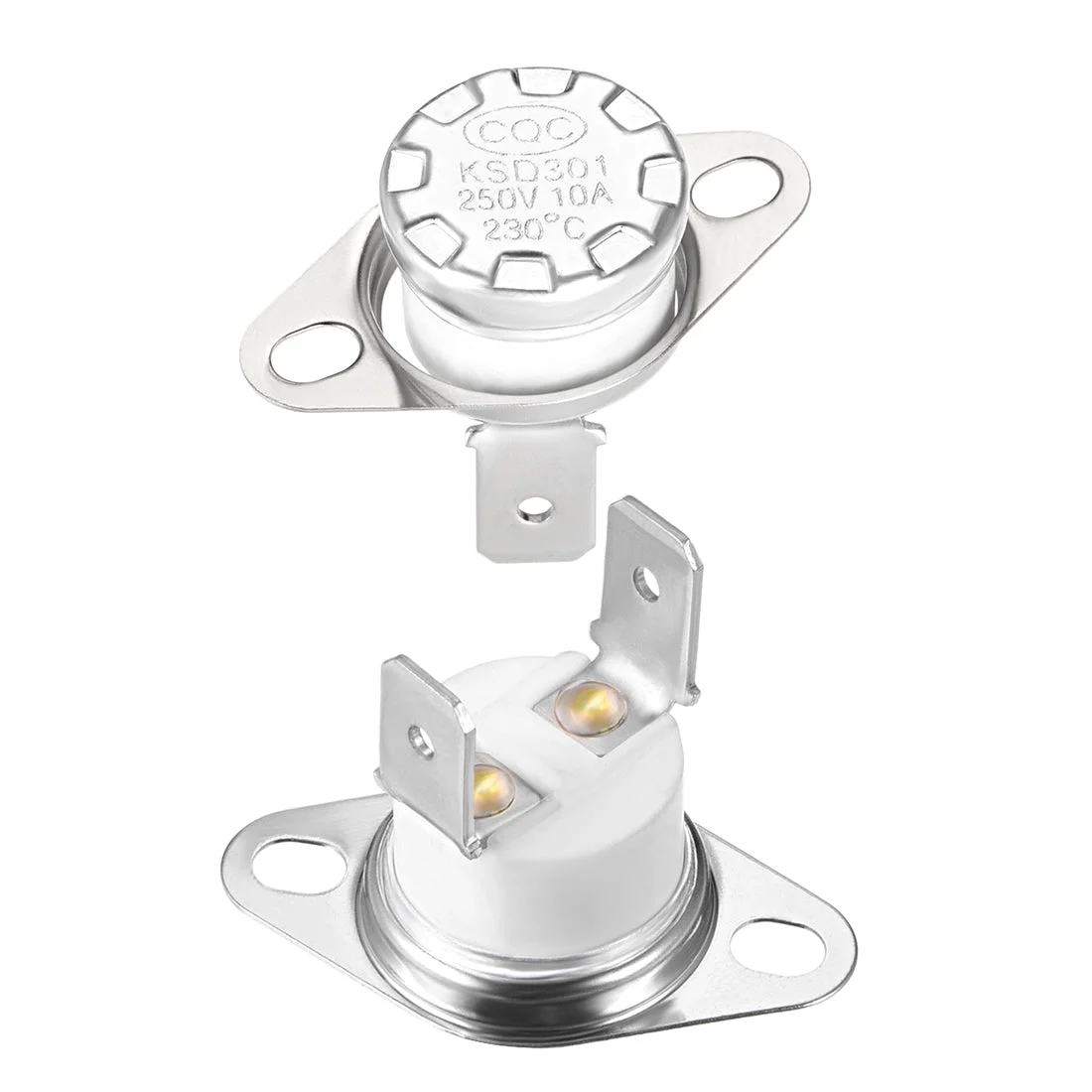 Temperature Control Switch , Thermostat , 230°C 10A Normally Closed NC 2pcs