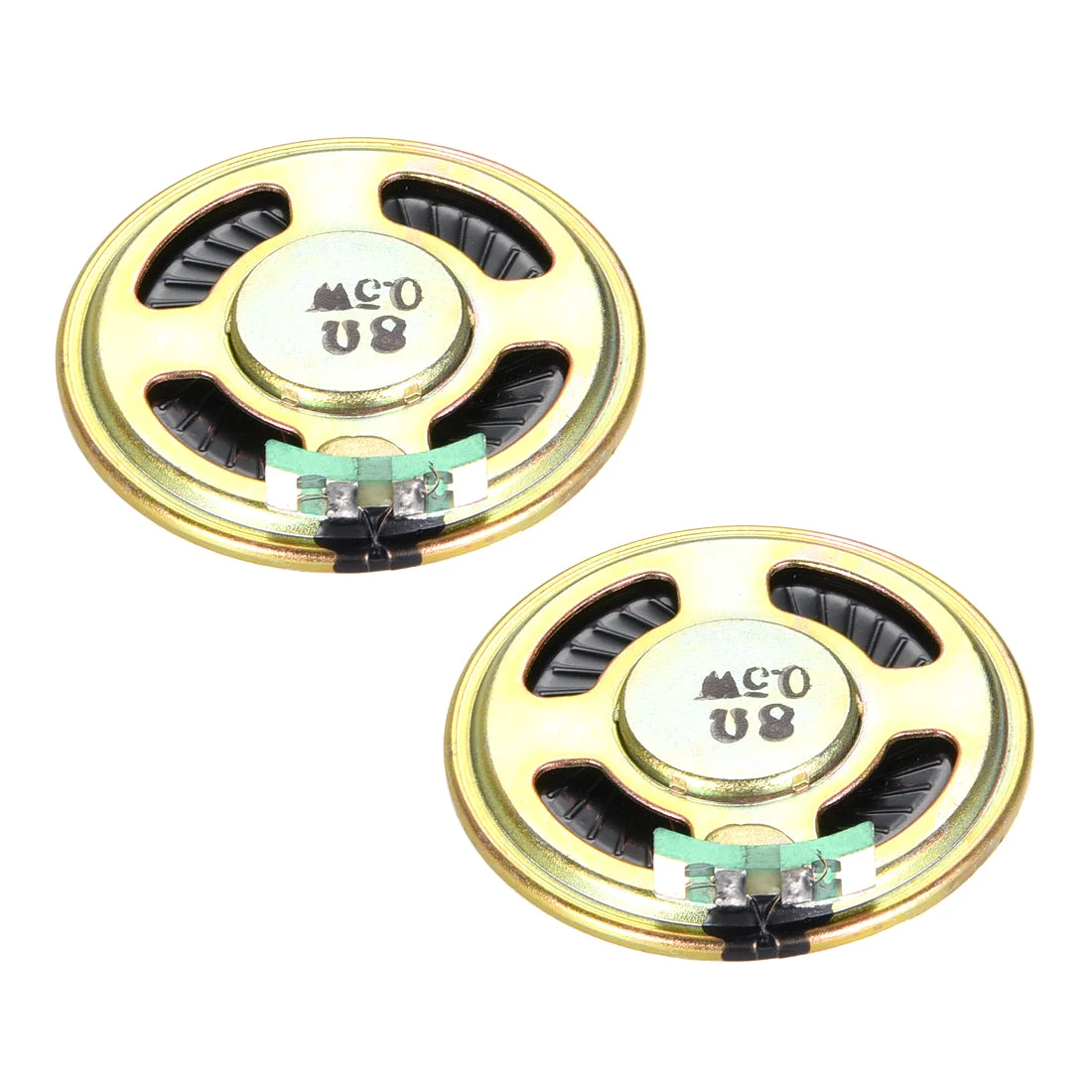 0.5 W 8 Ohm DIY Audio Speaker Loudspeaker 40mm Round-shape 2pcs