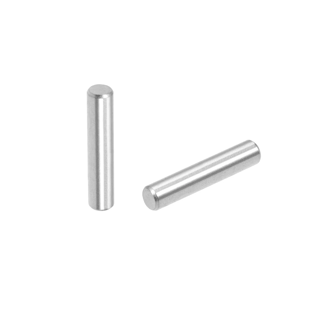 50Pcs 4mm x 20mm Dowel Pin 304 Stainless Steel Shelf Support Pin Fasten Elements Silver Tone