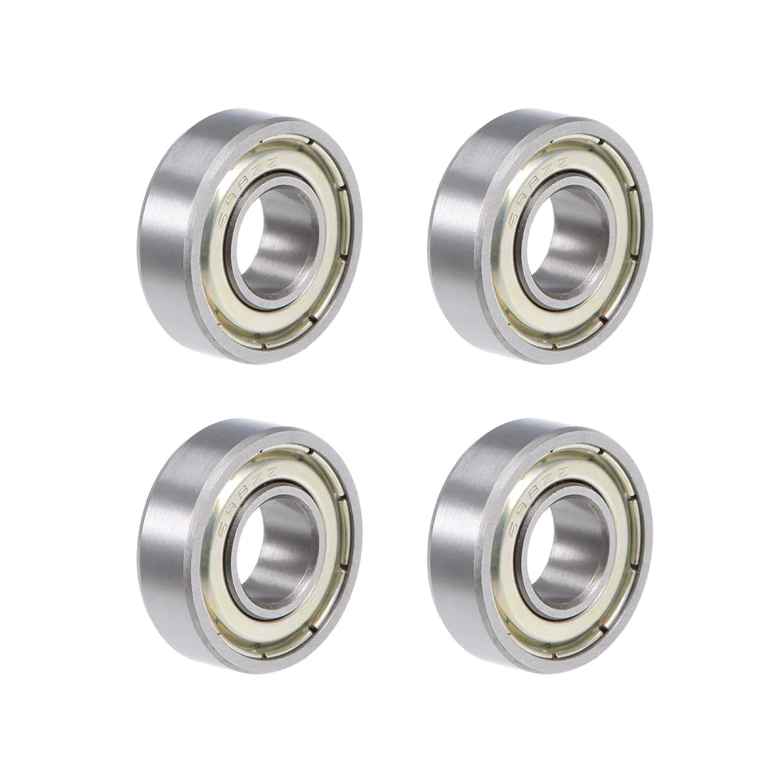 698ZZ Deep Groove Ball Bearing 8x19x6mm Double Shielded Chrome Bearings 4pcs