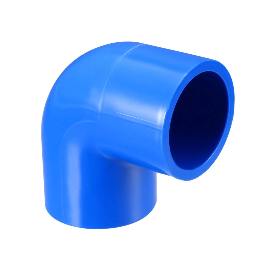 20mm Slip 90 Degree PVC Pipe Fitting Elbow Coupling Adapter Blue 10 Pcs