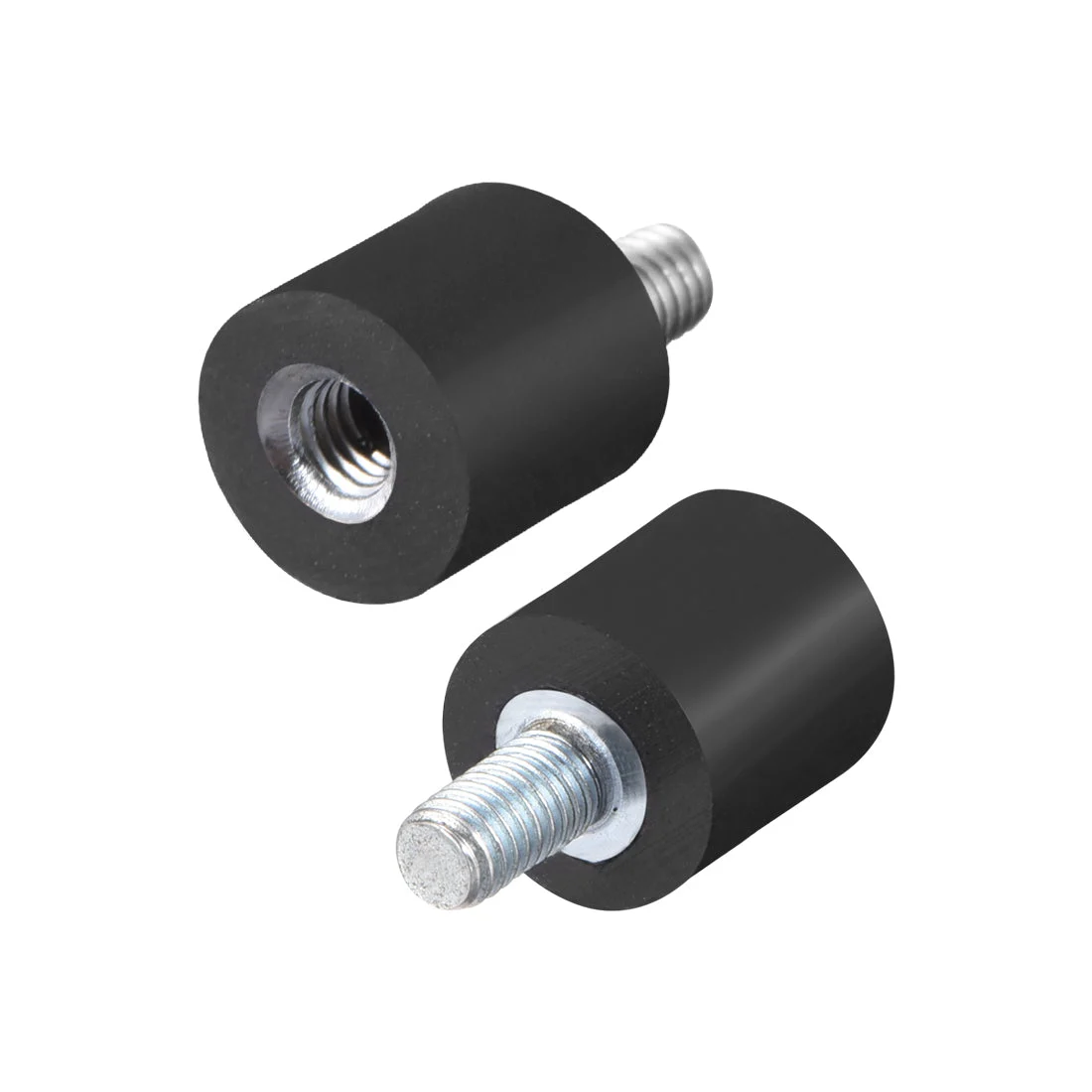 M3 Thread Male Female Rubber Mounts,Vibration Isolators,8mm x 8mm 4pcs