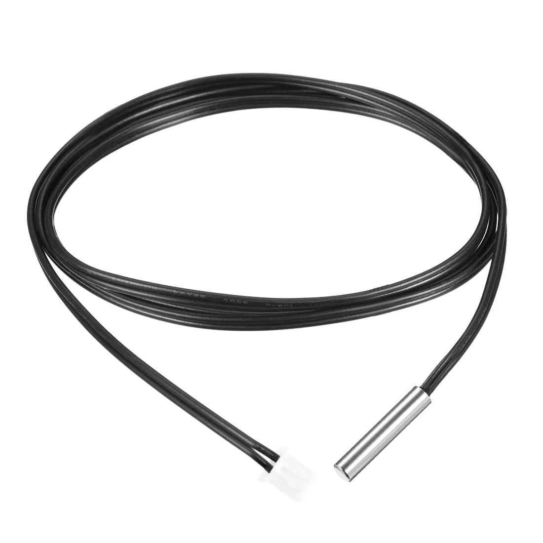 100K NTC Thermistor Probe 19.7 Inch Stainless Steel Sensitive Temperature Temp Sensor for Air Conditioner